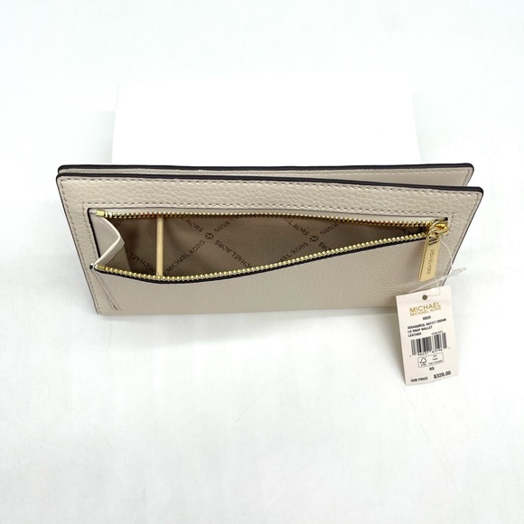 Michael Kors Reed Large Center Zip Satchel Crossbody Bag & Snap Bifold Wallet